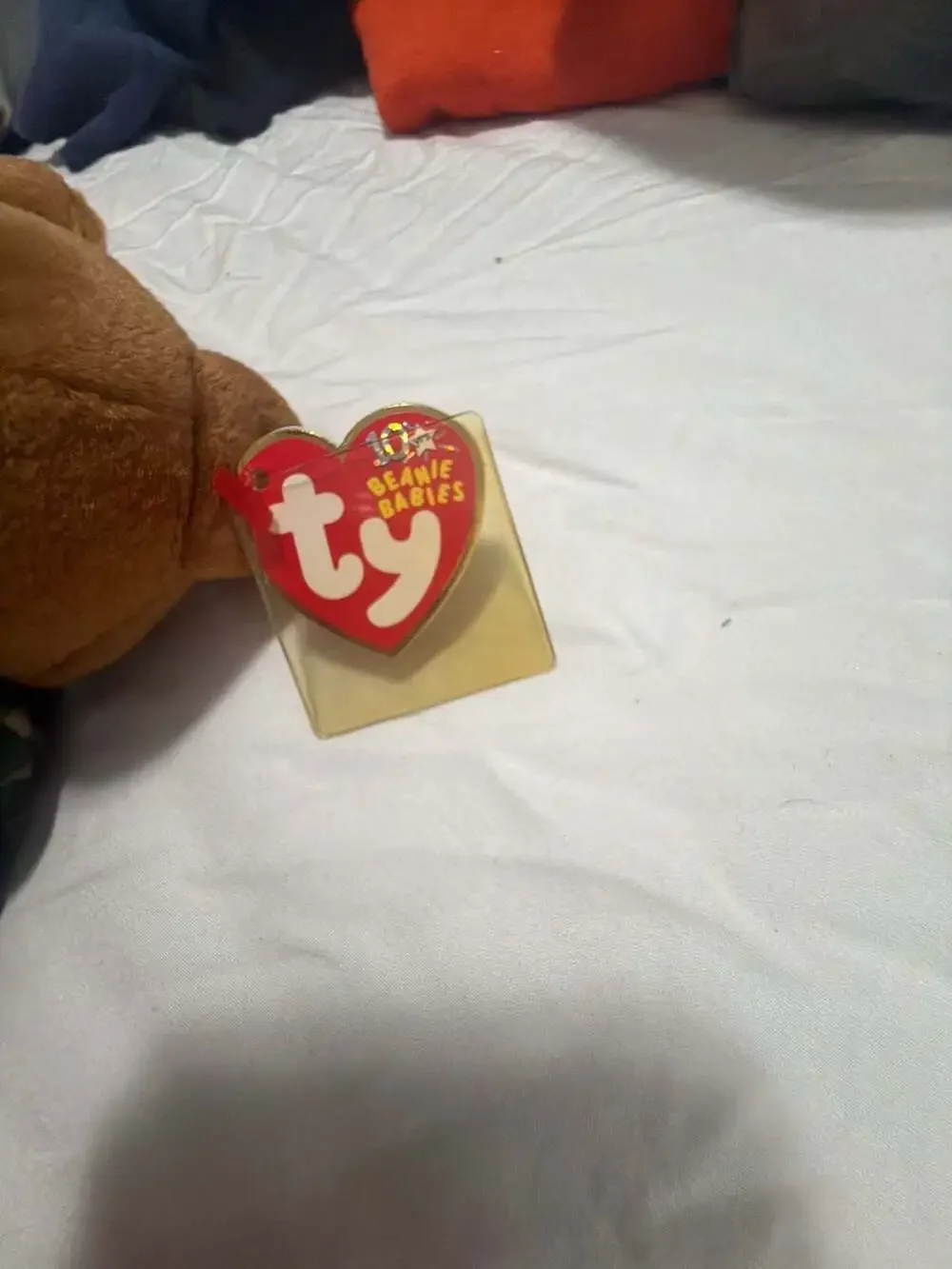 Ty Beanie Baby Hero 2003 Military Bear with Camouflage Outfit